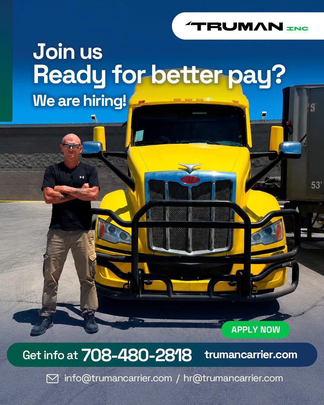 🔈We are hiring CDL A Drivers